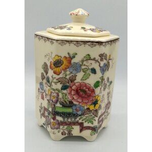 Mason's Ironstone Ming Jar & Lid - Nabob